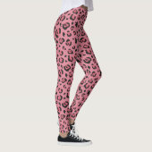 Illustratie van het roze leopard-dier leggings (Rechts)