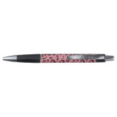 Illustratie van het roze leopard-dier pen (Achterkant)