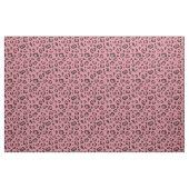Illustratie van het roze leopard-dier stof (Fat Quarter)