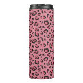 Illustratie van het roze leopard-dier thermosbeker (Achterkant)