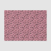 Illustratie van het roze leopard-dier tissuepapier (Voorkant)
