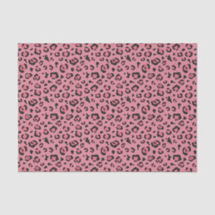 Illustratie van het roze leopard-dier tissuepapier