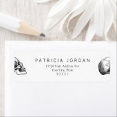  illustratie van het schedelprofiel etiket (Insitu)