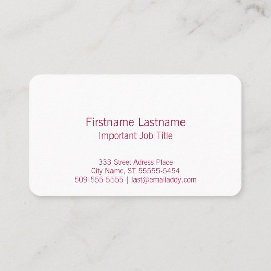 illustratie van het schedelprofiel visitekaartje (Achterkant)