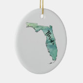 Illustratie van het schilderen van de staat Florid Keramisch Ornament (Rechts)