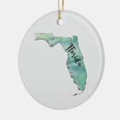 Illustratie van het schilderen van de staat Florid Keramisch Ornament (Links)