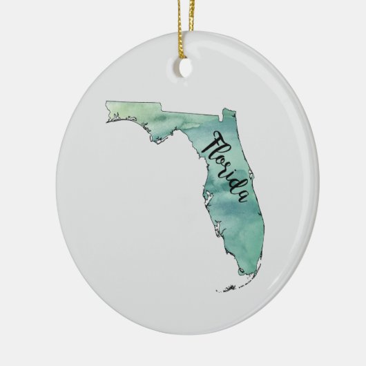 Illustratie van het schilderen van de staat Florid Keramisch Ornament (Links)
