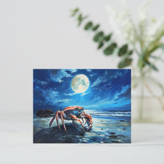 Illustratie van het sterrenbeeld Kanker Briefkaart (Staand voorkant)