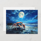 Illustratie van het sterrenbeeld Kanker Briefkaart (Voorkant / Achterkant)