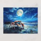 Illustratie van het sterrenbeeld Kanker Briefkaart (Voorkant)