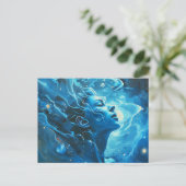 Illustratie van het sterrenbeeld Waterman Briefkaart (Staand voorkant)