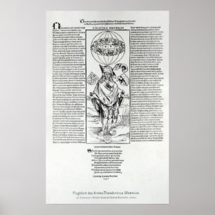 Illustratie van het Syphilis, 1496 Poster