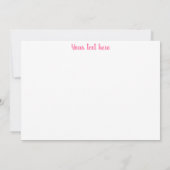 Illustratie van het theebord van Kitty Cat om 12 u Kaart (Achterkant)