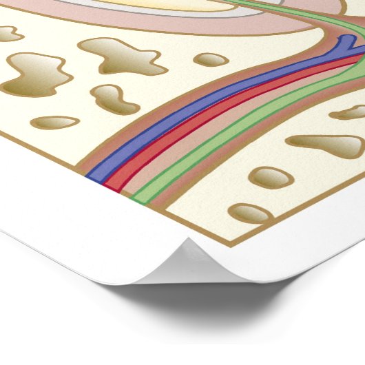Illustratie van het Tooth Decay Poster (Hoek)