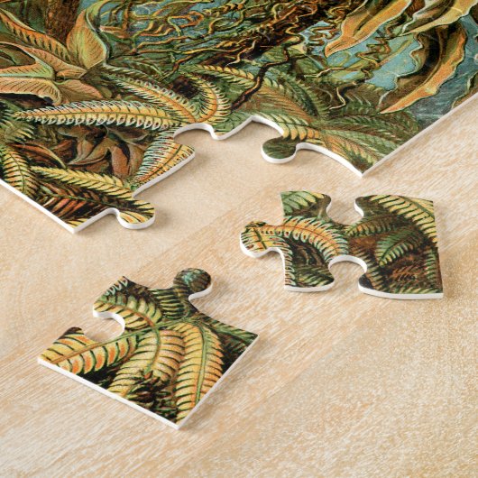 illustratie van het tropisch palmbos legpuzzel (Zijkant)