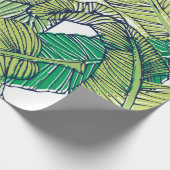 illustratie van het tropische eilandblad/ cadeaupapier (Hoek)