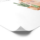 Illustratie van het verwelkomen van de reistijdlij poster (Hoek)