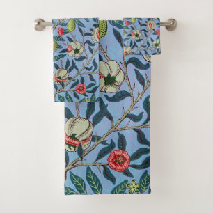 Illustratie van het Vintage Ornament van Pomegrana Bad Handdoek