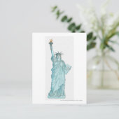 Illustratie van het Vrijheidsbeeld Briefkaart (Staand voorkant)