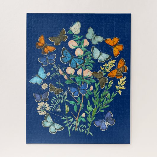  illustratie van het wild - Butterfly Garden J Legpuzzel (Verticaal)
