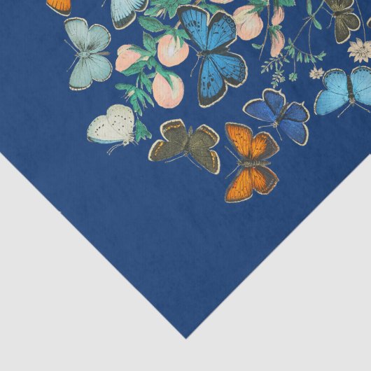  illustratie van het wild - vlindertuin tissuepapier (Detail)