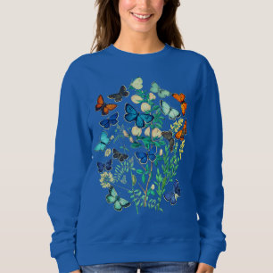  illustratie van het wild - vlindertuin trui