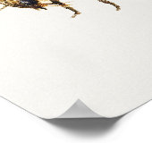 Illustratie van  honingbijen poster (Hoek)