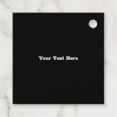 Illustratie van hoofd vleugel van gouden kraai op  bedankjes labels (Achterkant)