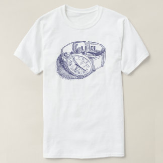 Illustratie van  horloge t-shirt