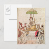 Illustratie van Huascar Inca Briefkaart (Voorkant / Achterkant)