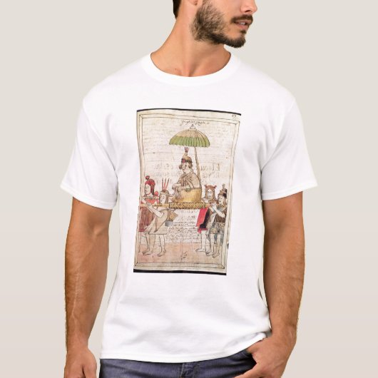 Illustratie van Huascar Inca T-shirt (Voorkant)