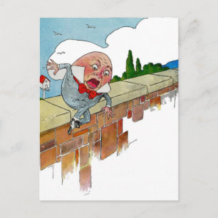 Illustratie van  "Humpty Dumpty Nursery Rhyme" Briefkaart