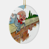 Illustratie van  "Humpty Dumpty Nursery Rhyme" Keramisch Ornament (Rechts)