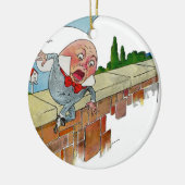 Illustratie van  "Humpty Dumpty Nursery Rhyme" Keramisch Ornament (Links)