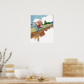 Illustratie van  "Humpty Dumpty Nursery Rhyme" Poster (Keuken)