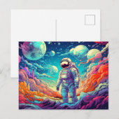 Illustratie van Into The Unknown Briefkaart (Voorkant / Achterkant)