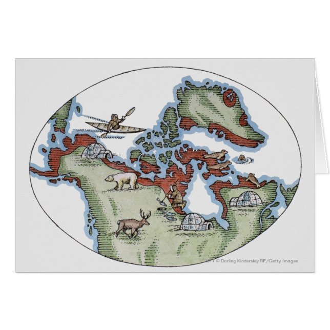 Illustratie van Inuit gebied (Voorkant Horizontaal)
