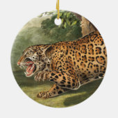 Illustratie van Jaguar (Felis onca) Keramisch Ornament (Achterkant)