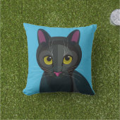 Illustratie van katten buitenkussen (Gras)