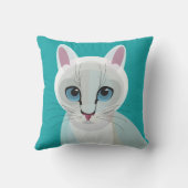 Illustratie van katten buitenkussen (Achterkant)