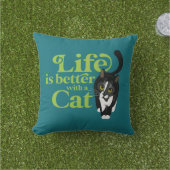 Illustratie van Kattenkussen Buitenkussen (Gras)