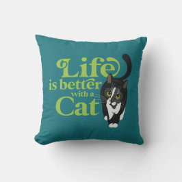 Illustratie van Kattenkussen Buitenkussen