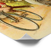 Illustratie van  kattenrijwielassen poster (Hoek)