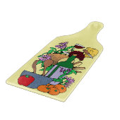 Illustratie van kazen en wijnen snijplank (Hoek)