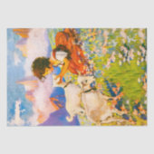 Illustratie van  kinderen: Heidi-weefselpapier Tissuepapier (Voorkant)