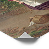  illustratie van kleine rode rode slechthout poster (Hoek)