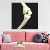 Illustratie van kniebocht, buiging canvas afdruk (Insitu (Woonkamer))