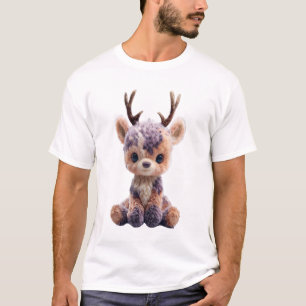 Illustratie van knuffel van een lief hertenjong vo t-shirt