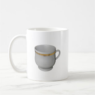 Illustratie van koffiekop serviesgoed koffiemok