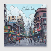 Illustratie van Kolkata, India (Voorkant)